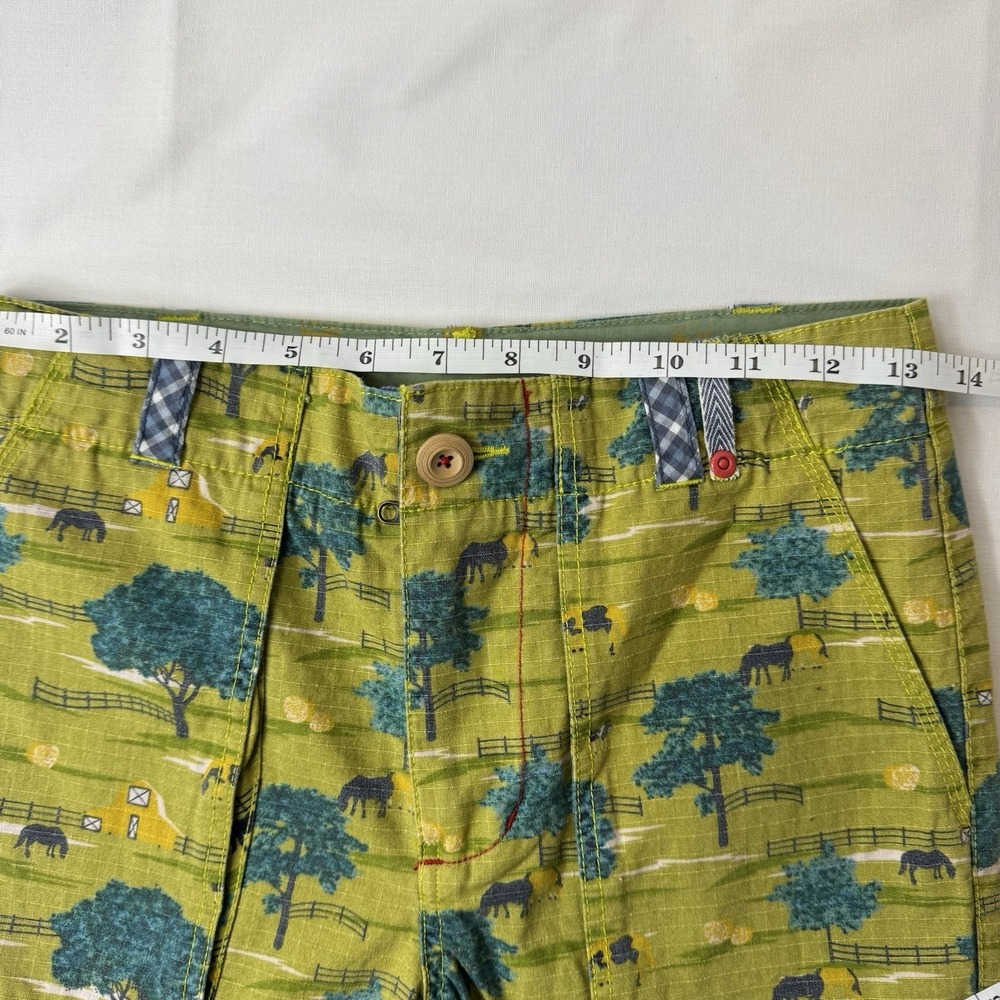 Matilda Jane Boys Shorts Size 10 Farm Print Joanna Gaines Cotton NWT Barn Animal - Picture 6 of 10